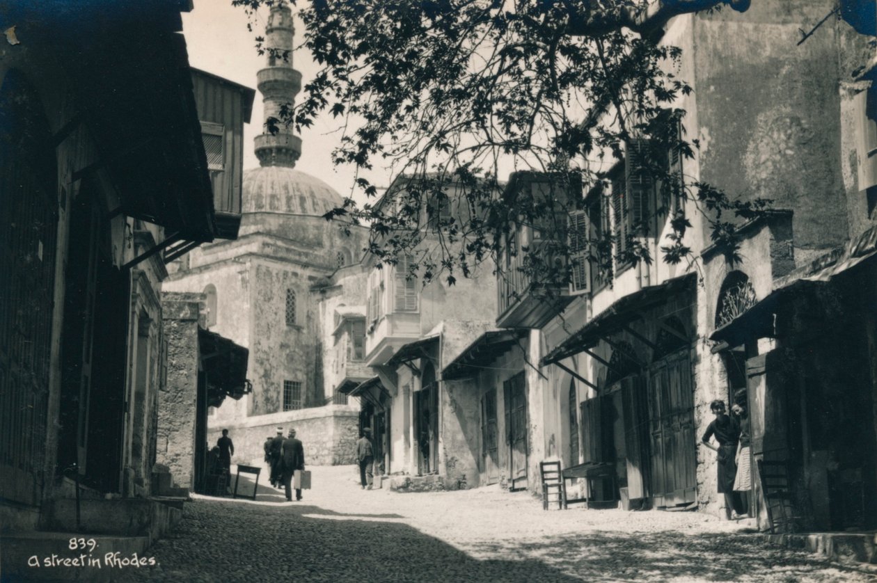 Stare Miasto Rodos, Grecja, 1936 autorstwa Unbekannt