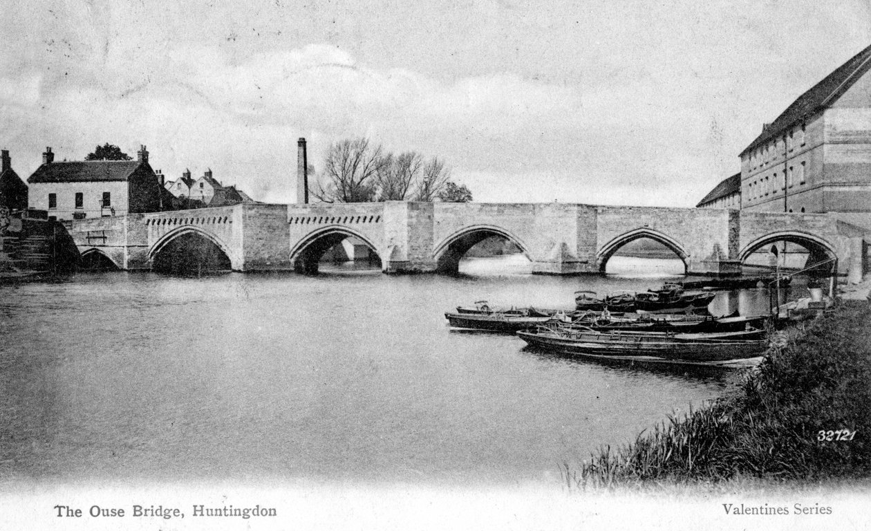 Most Ouse, Huntingdon, Cambridgeshire, 1905 autorstwa Unbekannt