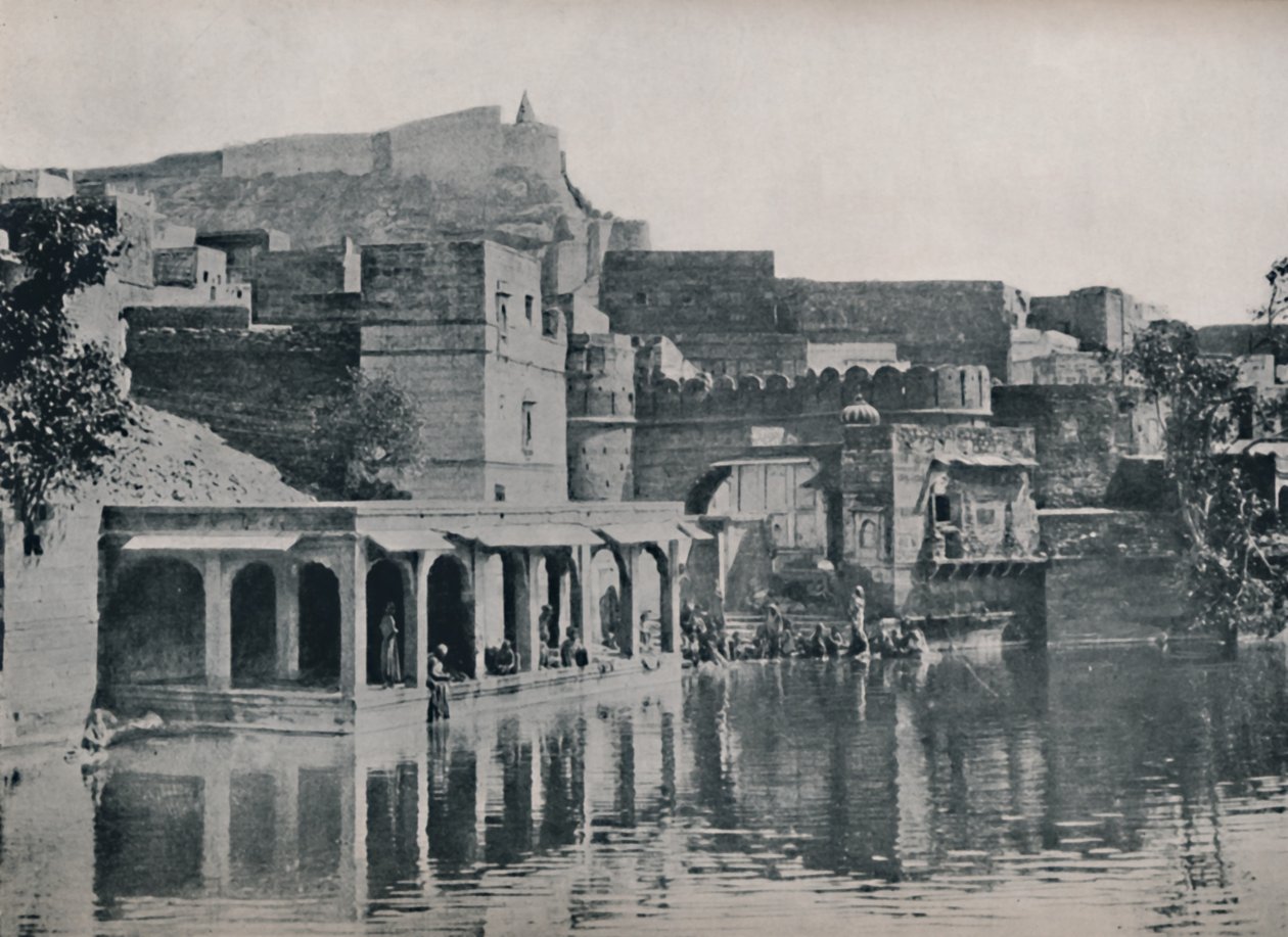 Zbiornik Padma Sagar w Jodhpur, 1936. autorstwa Unbekannt