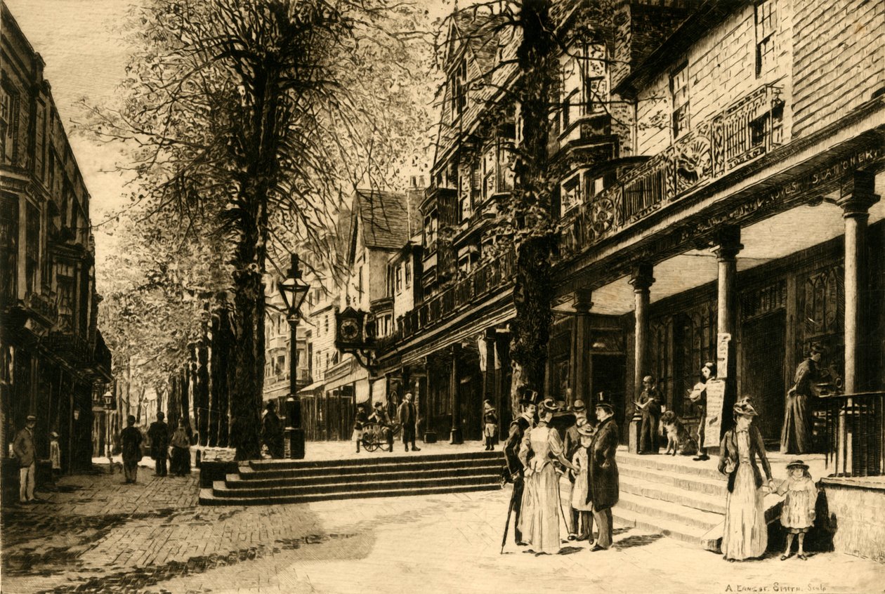 The Pantiles, Tunbridge Wells, 1898. autorstwa Unbekannt