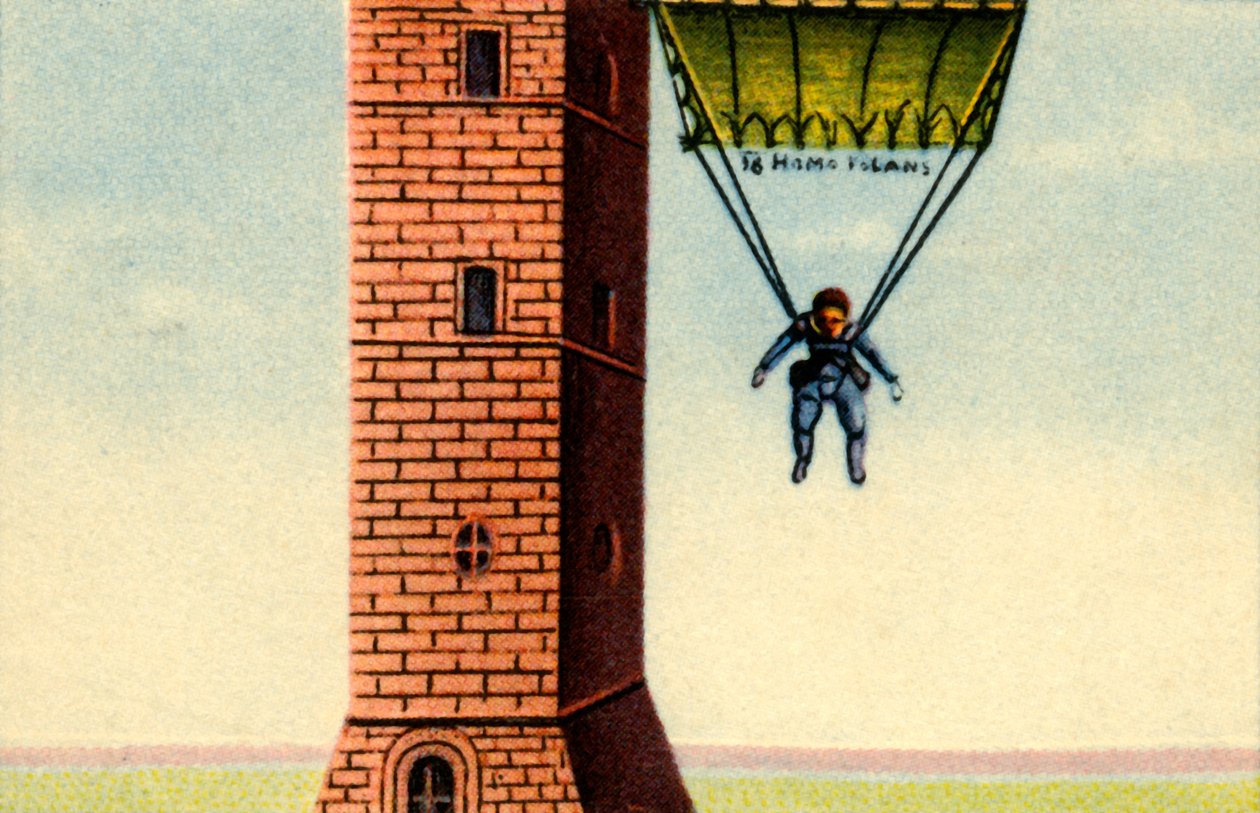 Spadochron Fausta Veranzio, 1617, 1932. autorstwa Unbekannt
