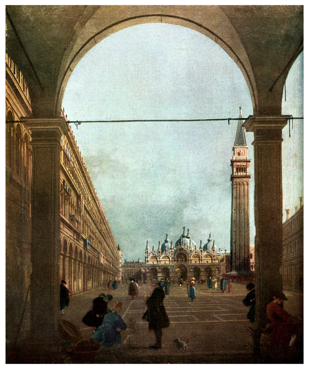 Piazza, Wenecja, ok. 1756 1956 r autorstwa Unbekannt