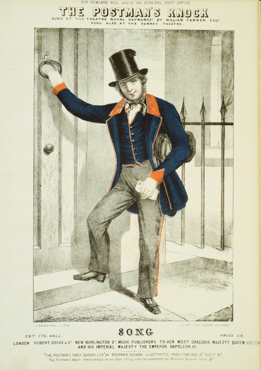 Postmans Knock c1855 . autorstwa Unbekannt