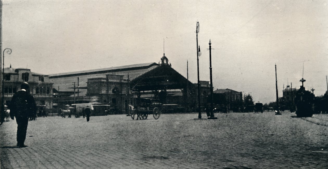 Dworzec kolejowy, Santiago, 1911 autorstwa Unbekannt
