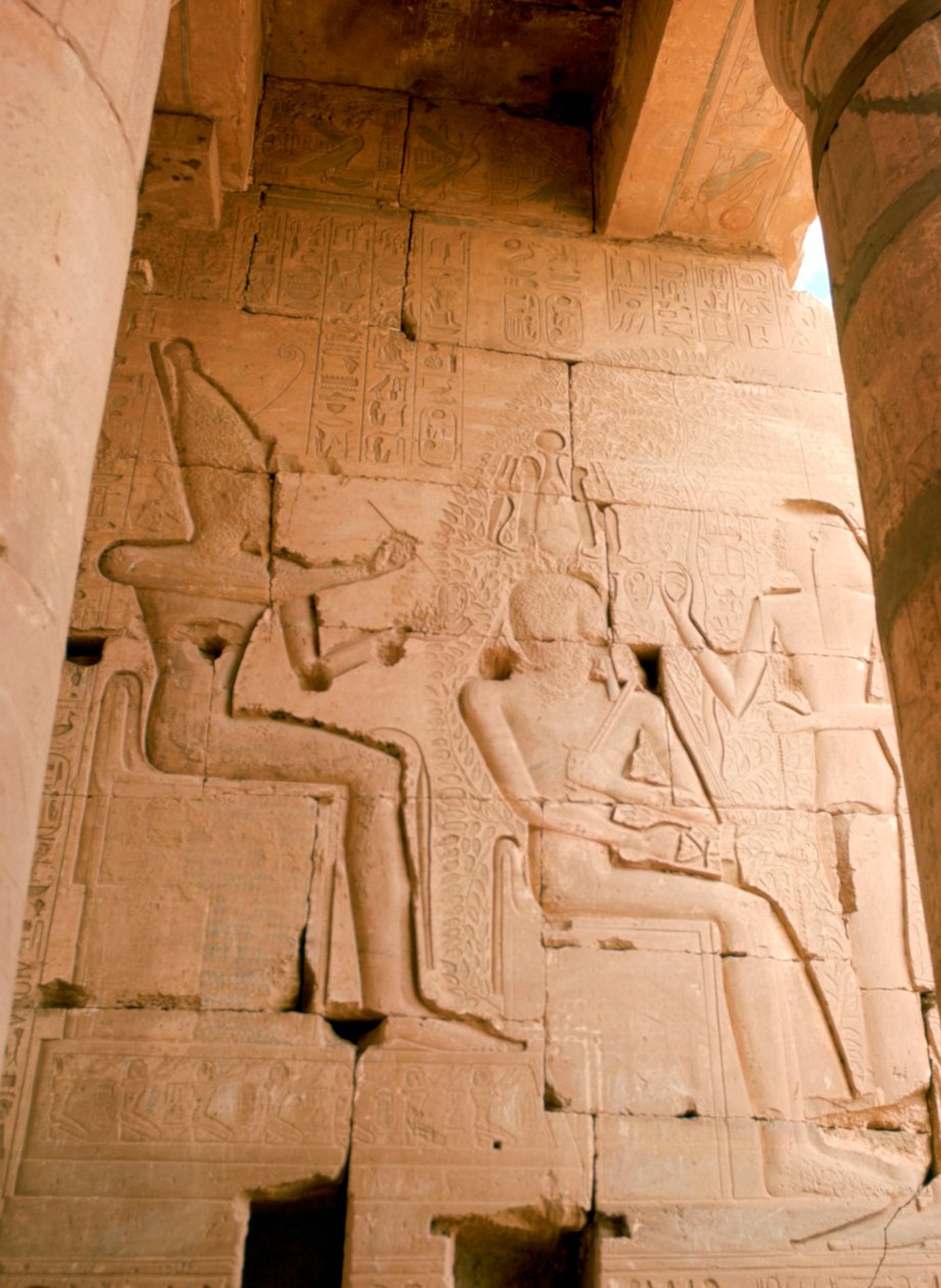 Ramesseum, Luksor, Teby, Egipt, XX wiek autorstwa Unbekannt