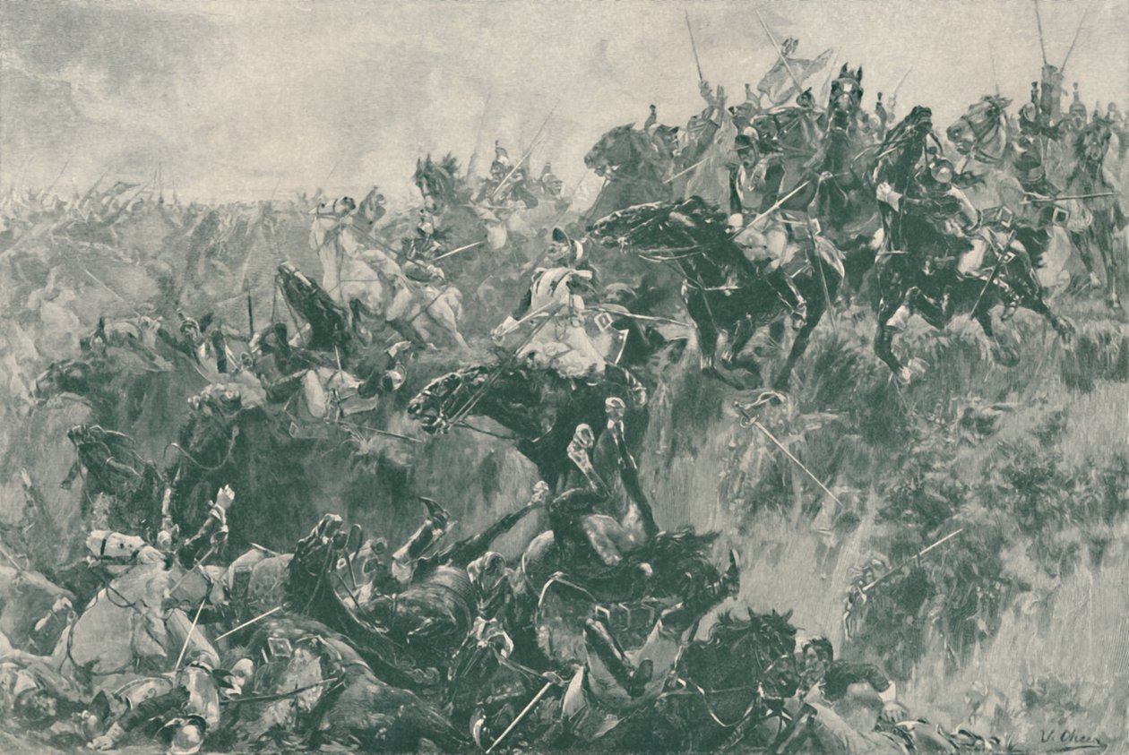 Wąwóz w Waterloo, 1815, 1896 autorstwa Unbekannt