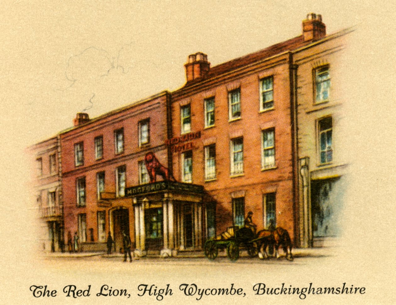 Czerwony Lew, High Wycombe, Buckinghamshire, 1936. autorstwa Unbekannt