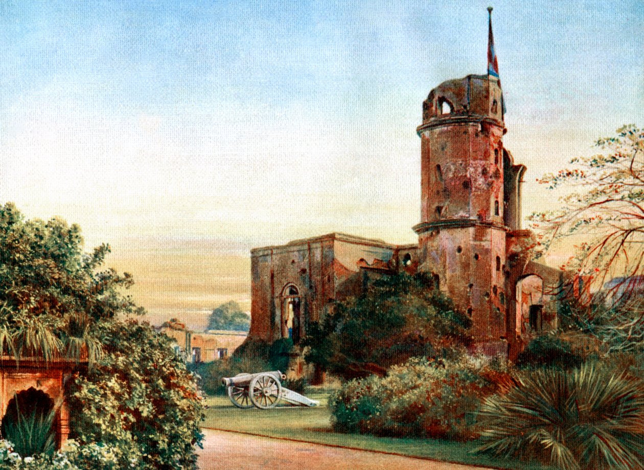 Rezydencja, Lucknow, Indie, początek XX wieku autorstwa Unbekannt