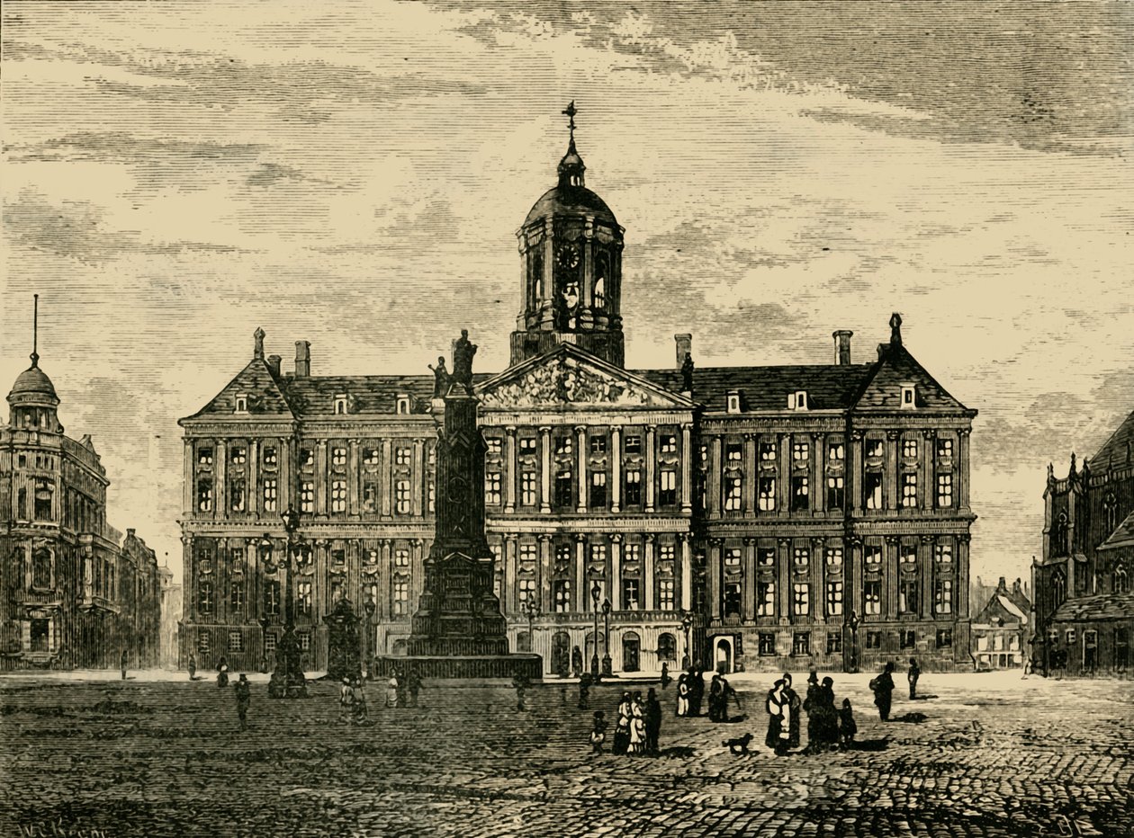 Pałac Królewski, Amsterdam, 1890. autorstwa Unbekannt