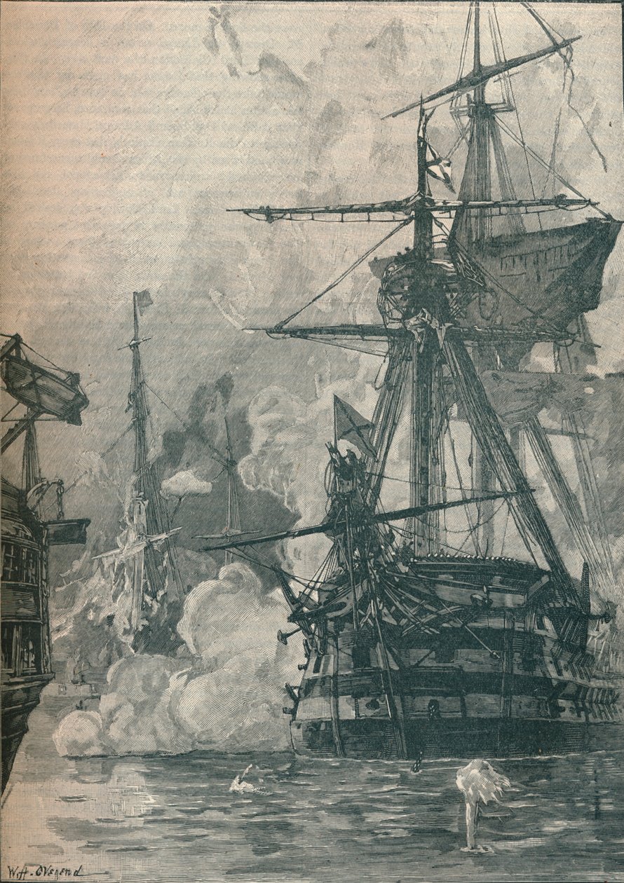 Rosyjski atak na Sinop, Turcja, 1853 1906 autorstwa Unbekannt