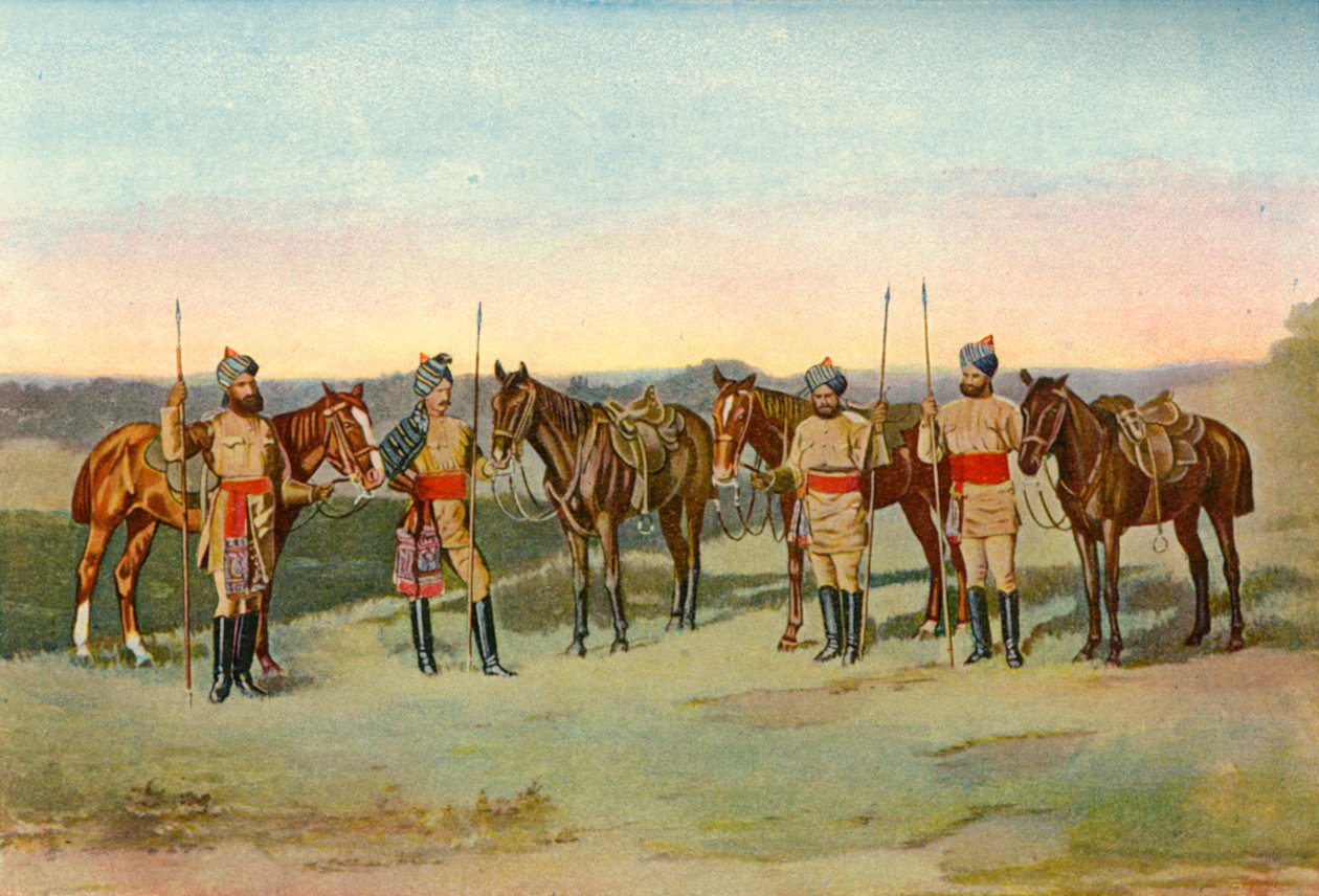 Druga ułana bengalska, 1901. autorstwa Unbekannt
