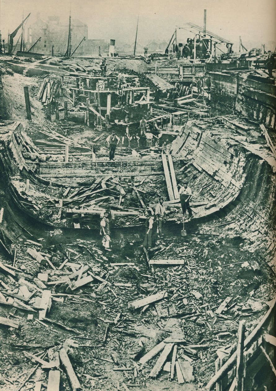 Statek, który stał się suchym dokiem, 1937 autorstwa Unbekannt