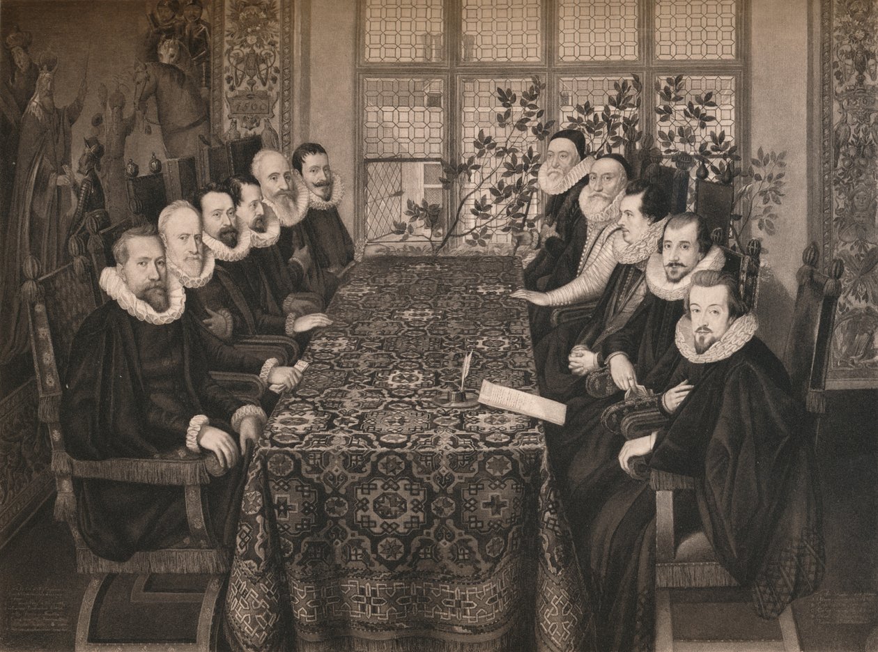 Konferencja w Somerset House, 1604, 1604, 1904 autorstwa Unbekannt