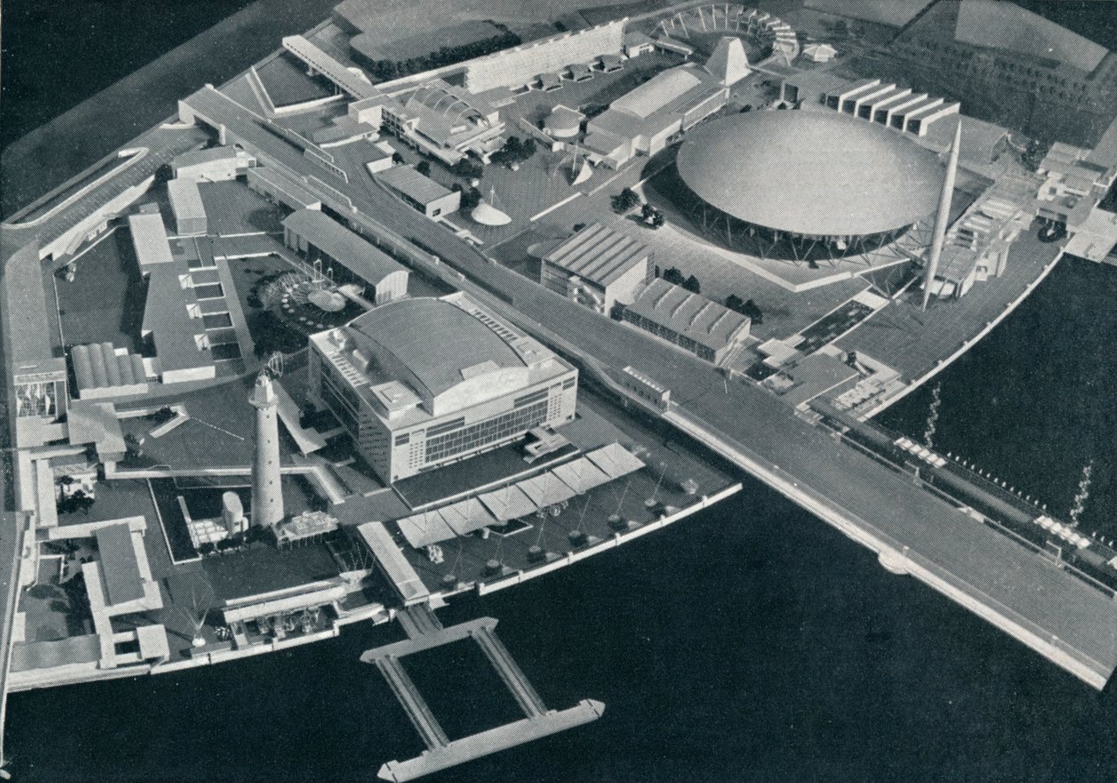 Strona South Bank, 1951 autorstwa Unbekannt