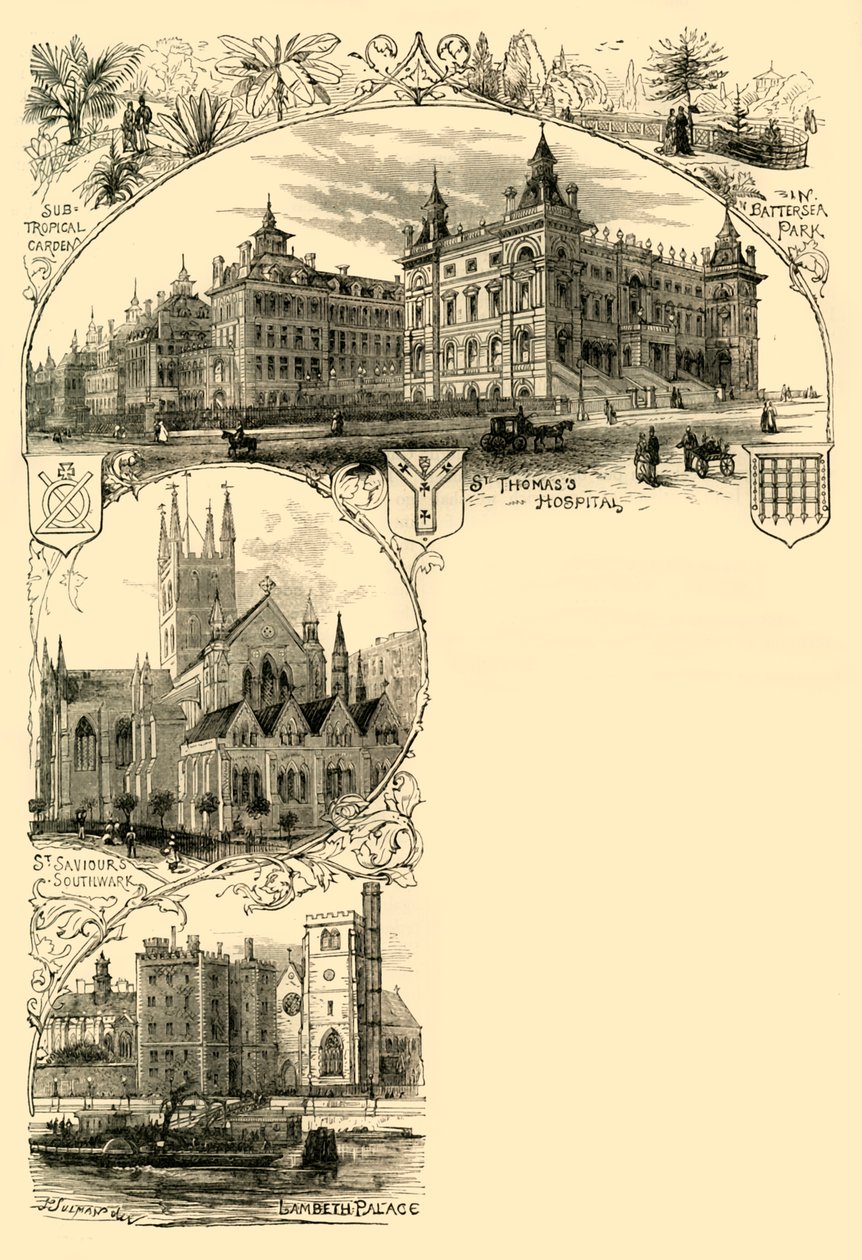 Przedmieścia południowe, ok. 1878 r. autorstwa Unbekannt