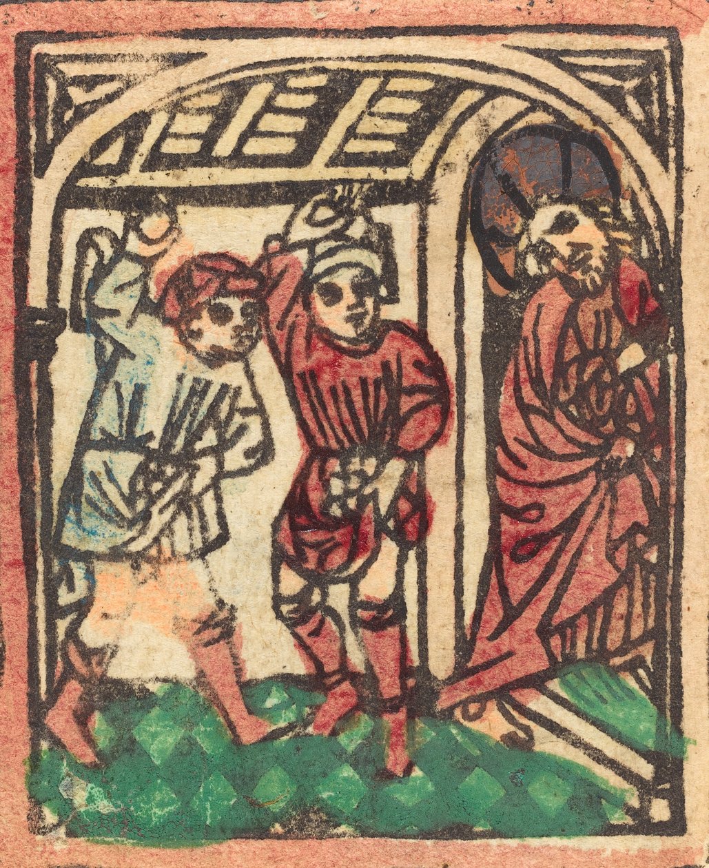 Ukamienowanie Chrystusa, c. 14401450. autorstwa Unbekannt