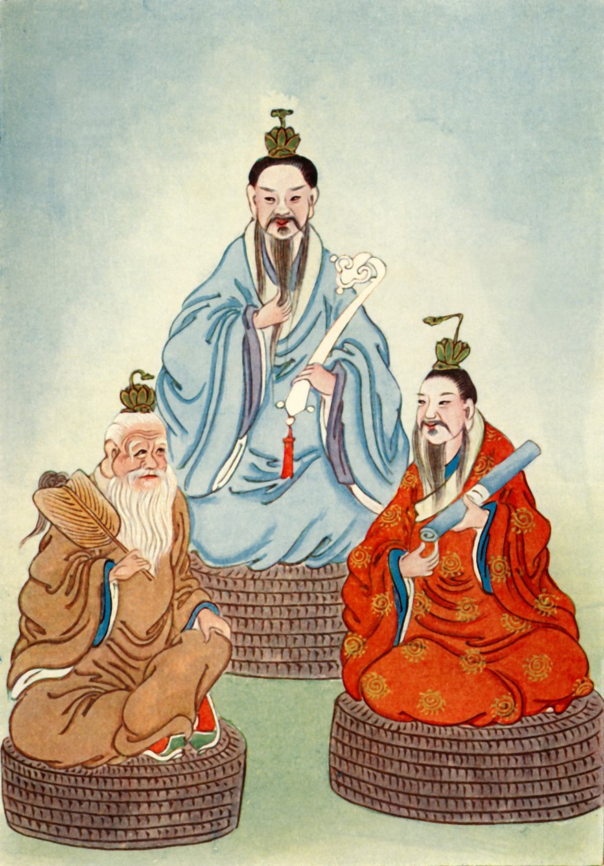 „Triada taoistyczna”, 1922. autorstwa Unbekannt