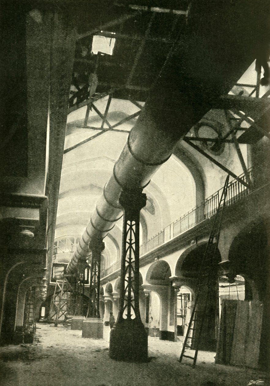 Teleskop ukończony, 1900. autorstwa Unbekannt