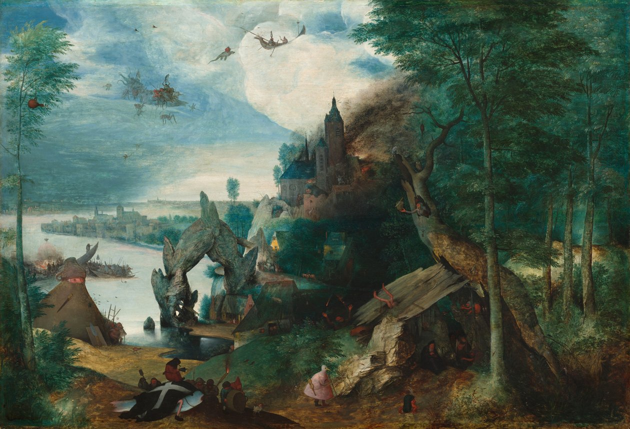 Kuszenie św. 15501575. autorstwa Unbekannt
