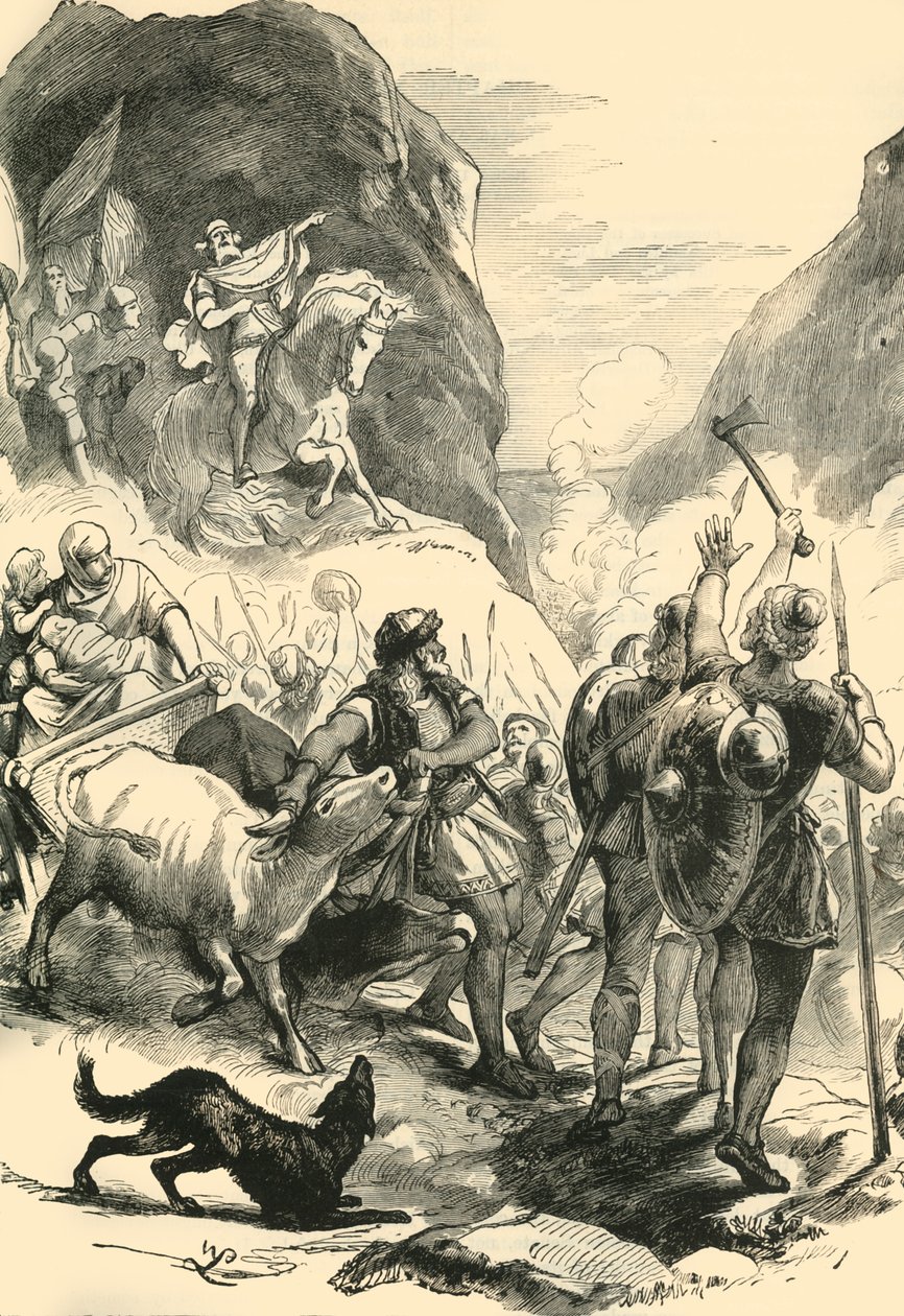 Krzyżacy w marcu 1890 r. autorstwa Unbekannt