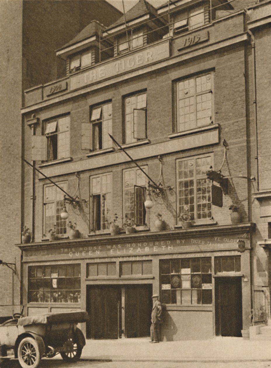 Tawerna Tygrys na Tower Hill, ok. 1935. autorstwa Unbekannt