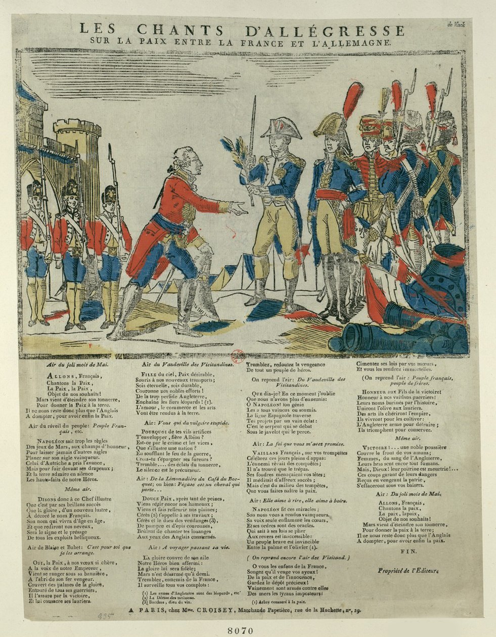 Traktat presburski, 1805 autorstwa Unbekannt