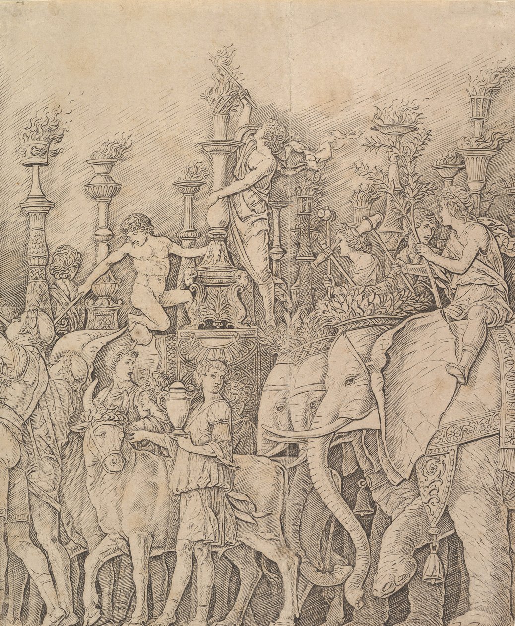 Triumf Cezara: Słonie, ca. 1484-92. autorstwa Unbekannt