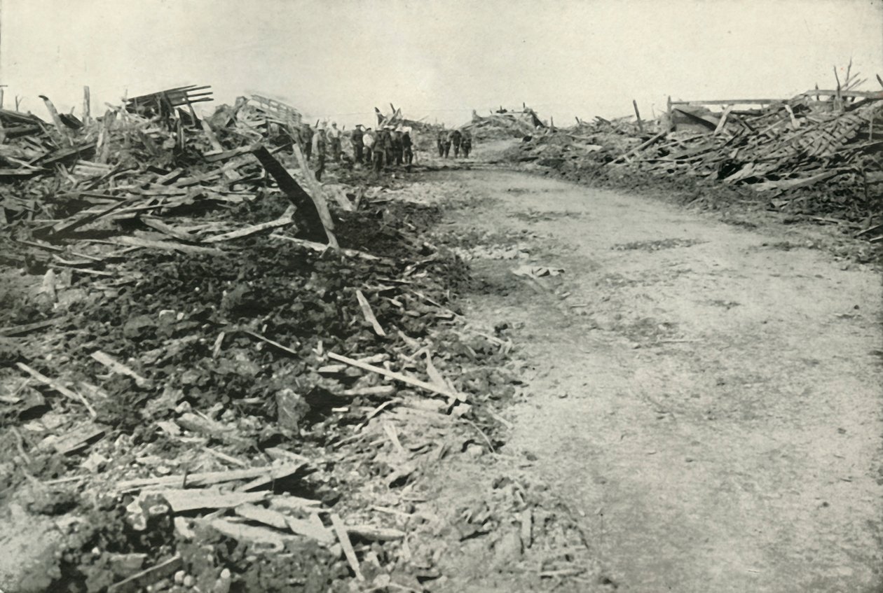 Wioska ---. , 1919. autorstwa Unbekannt