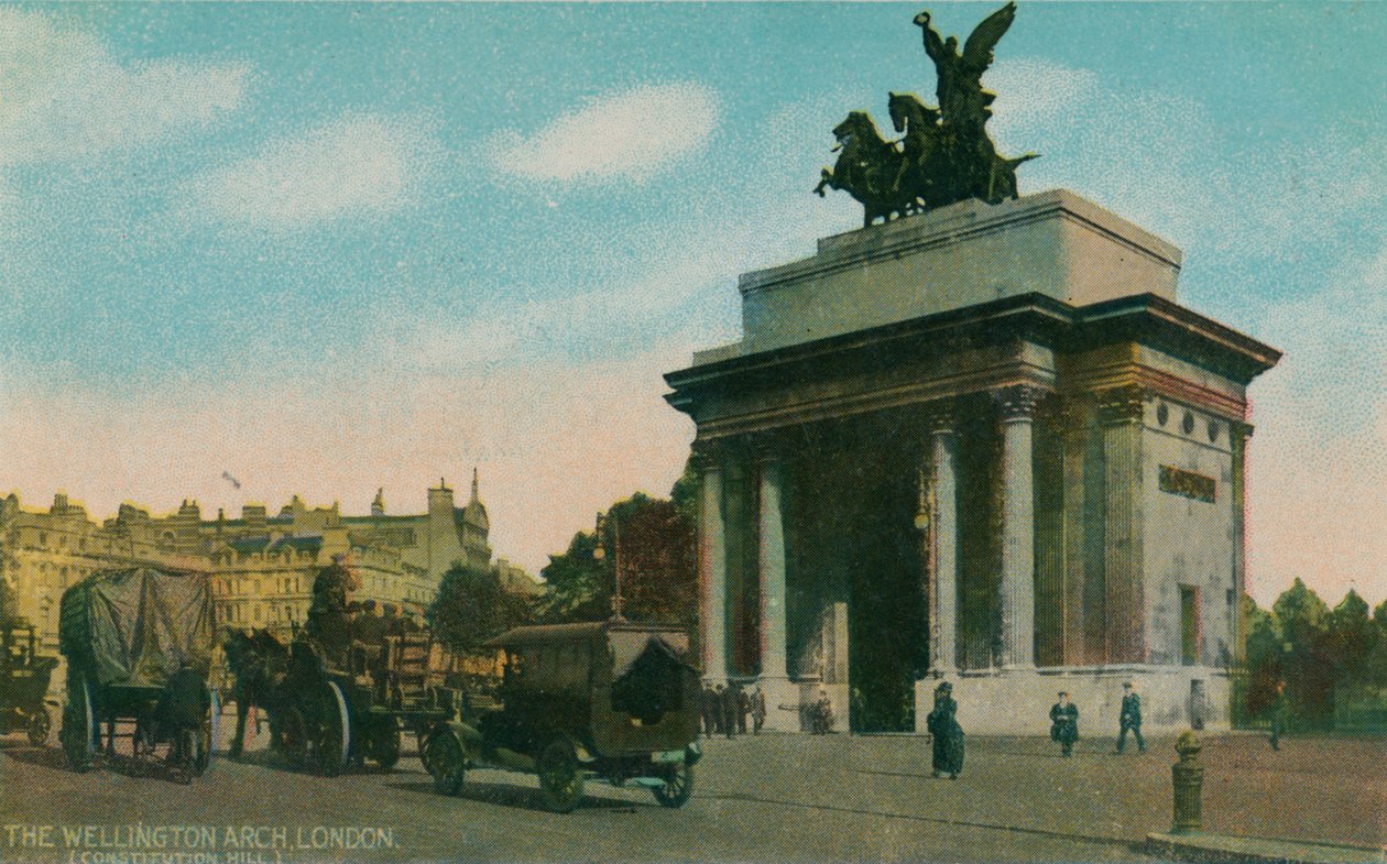 Łuk Wellingtona, Londyn, ok. 1910. autorstwa Unbekannt