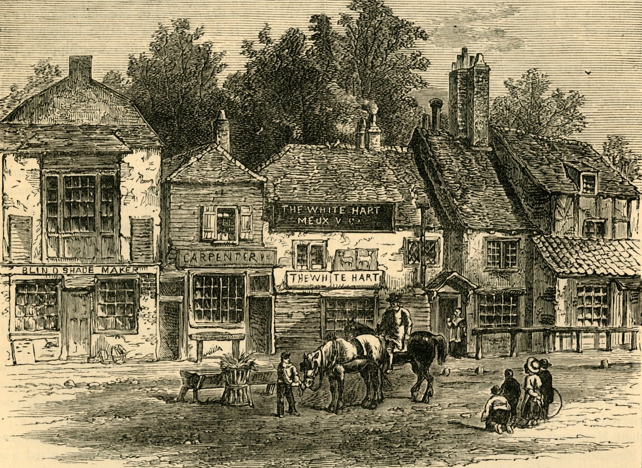 Biały Jeleń, Knightsbridge, 1820, c1876. autorstwa Unbekannt