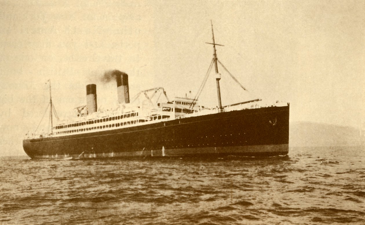 White Star Liner dorycki 16,484 ton, . autorstwa Unbekannt