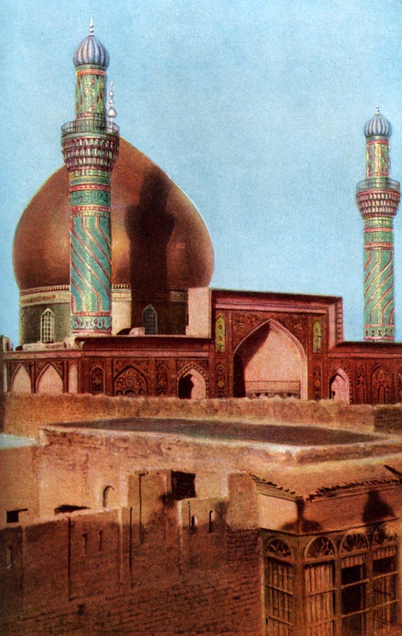 Meczet al-Askari, Samarra, Irak, ok. 1930 autorstwa Unbekannt