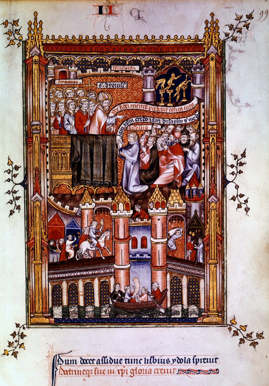 Nawrócenie Lisbiusa, 1317 autorstwa Unbekannt