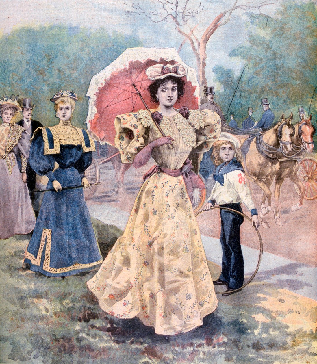 Moda w 1894 roku autorstwa Unbekannt