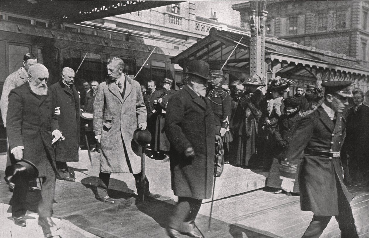 Ostatnie ujęcie króla Edwarda, 1910. autorstwa Unbekannt