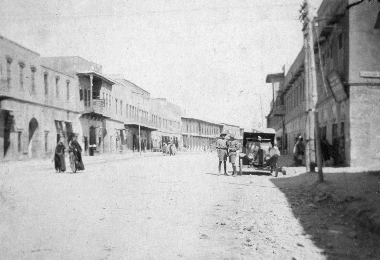 Główna ulica Mosulu, Irak, ok. 1910 autorstwa Unbekannt