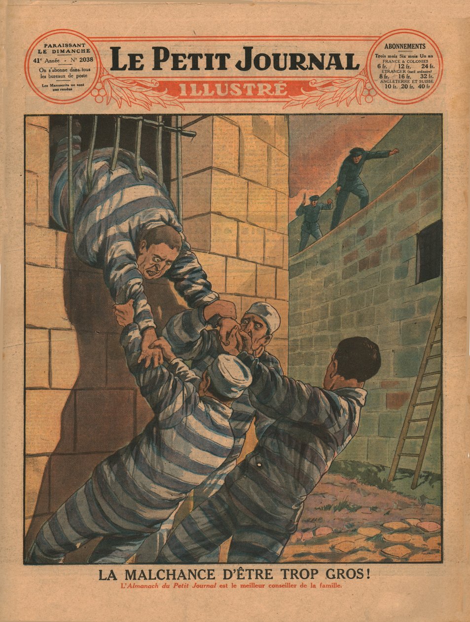 Nieszczęście bycia za grubym, 1931. autorstwa Unbekannt