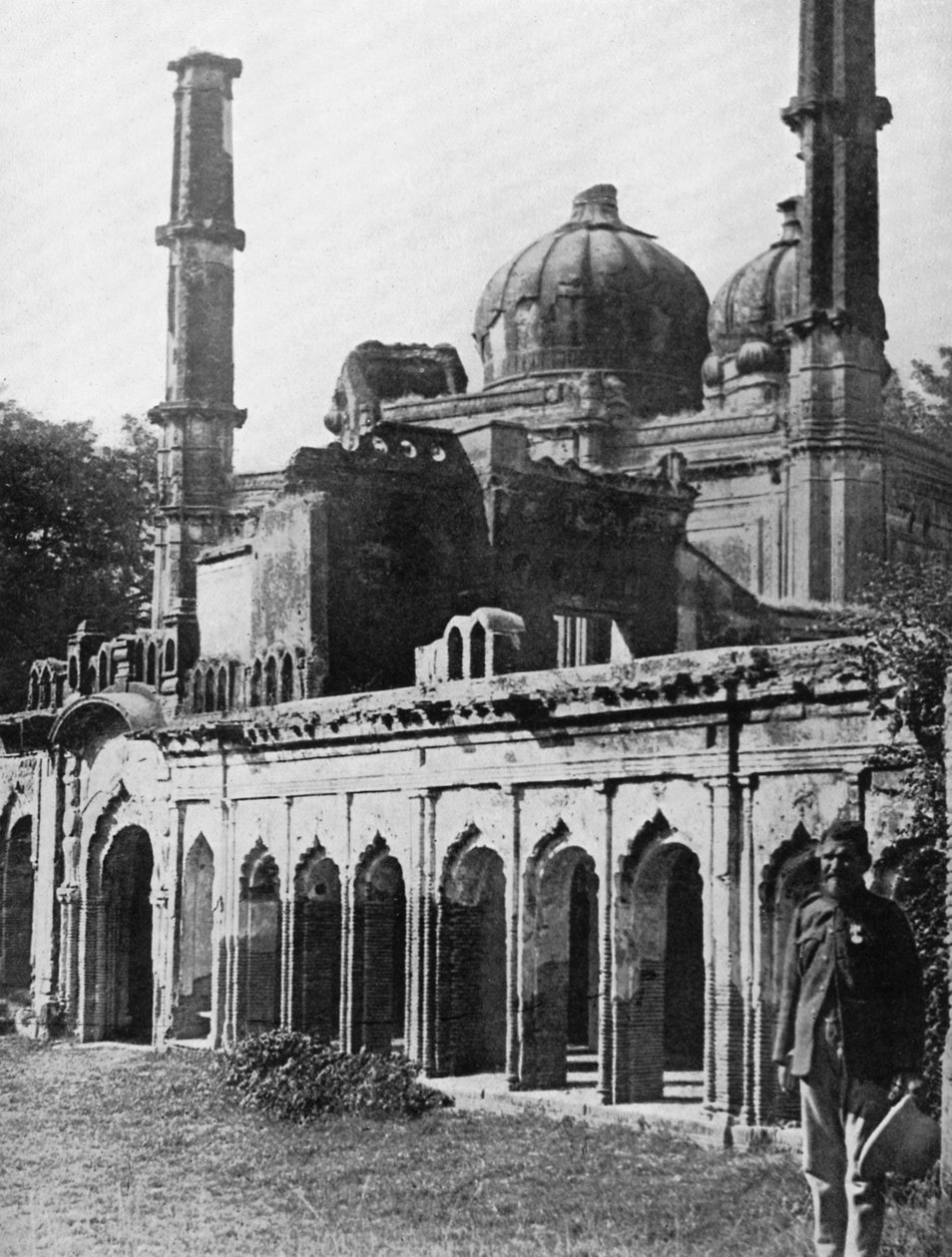 Stary meczet w Lucknow, Indie, ok. 1920 autorstwa Unbekannt