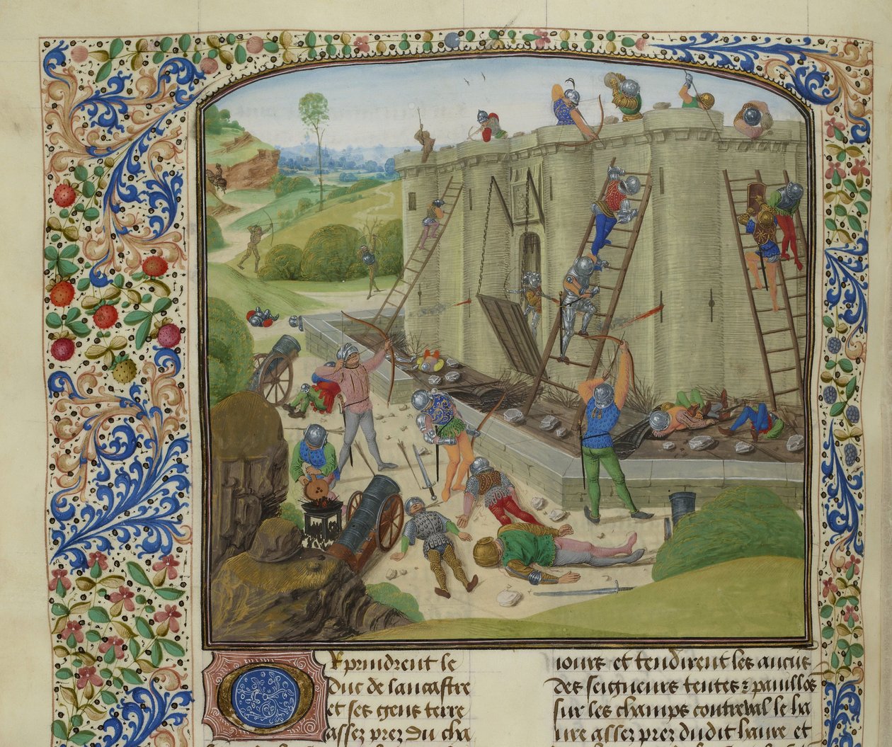 Oblężenie Brześcia, 1386, ok. 1470-1475. autorstwa Unbekannt