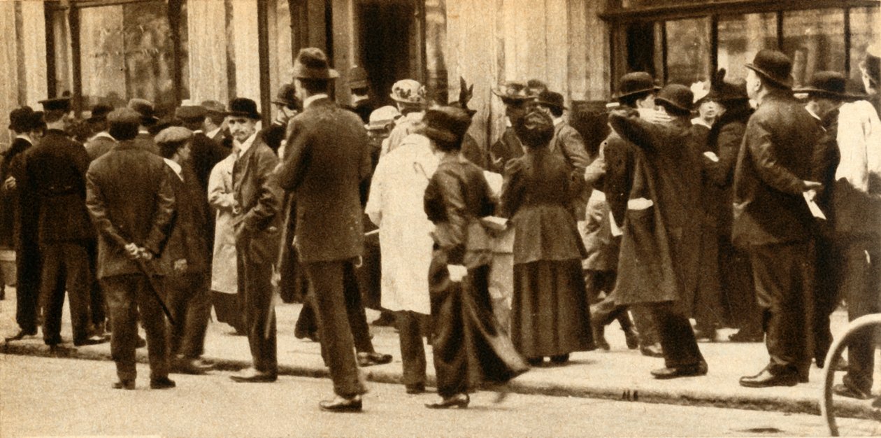Zatonięcie Lusitanii, maj 1915, 1933. autorstwa Unbekannt
