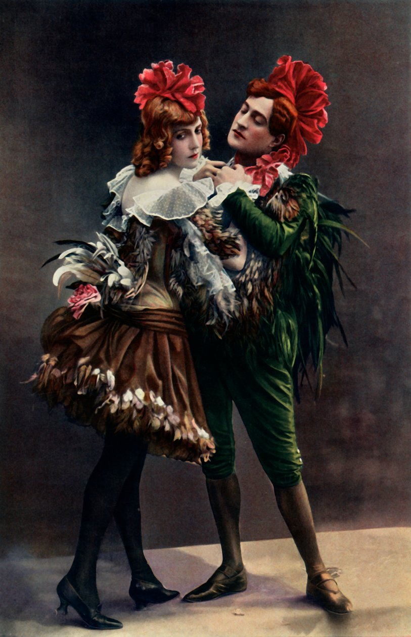 Teatrzyk rewiowy. - Paris Aux Varietes, 1904. autorstwa Unbekannt