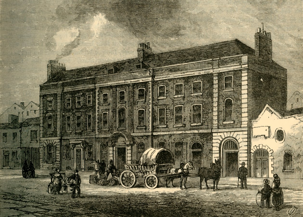 Teatr, ulica Portugalska, 1881. autorstwa Unbekannt