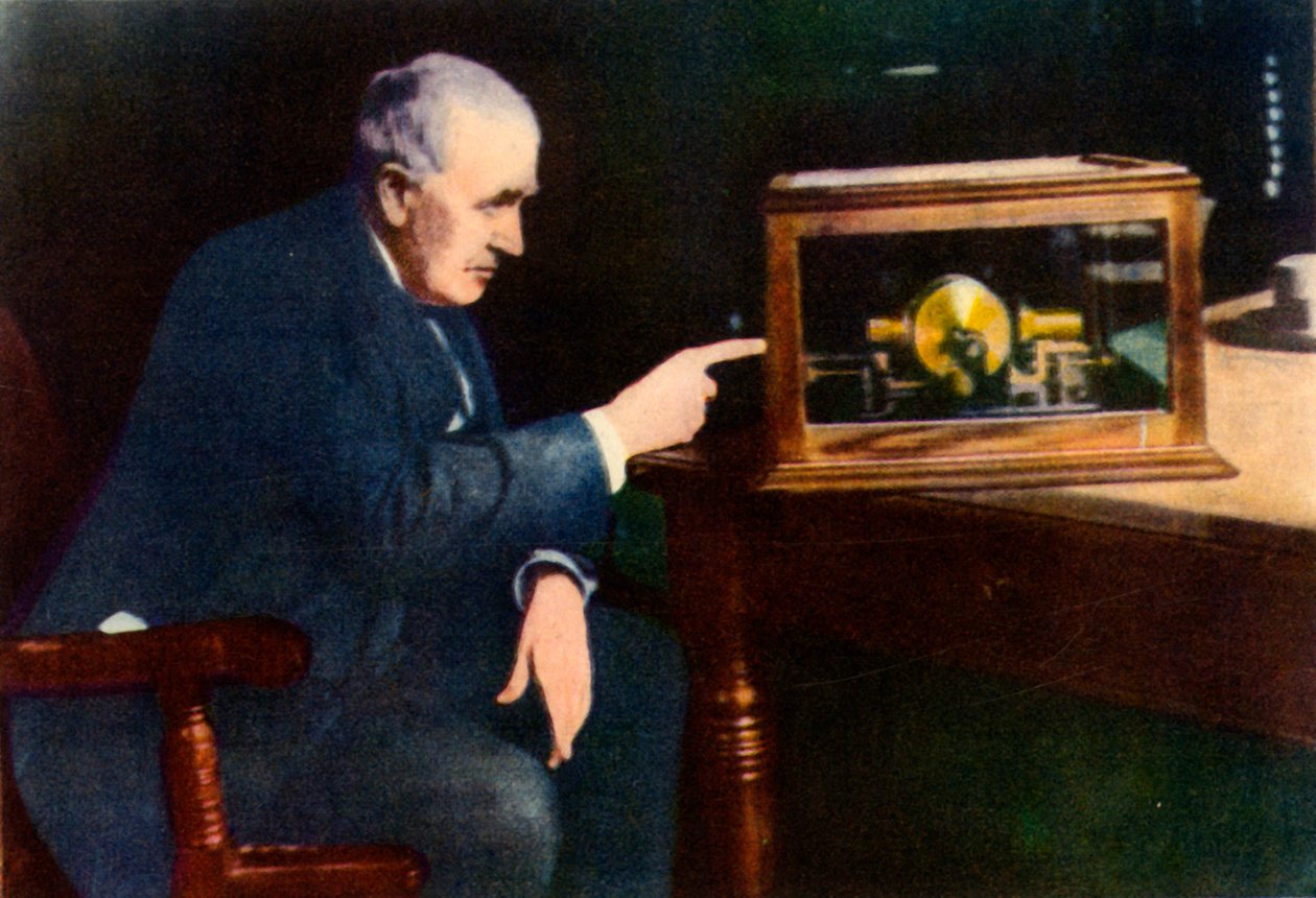 Thomas Alva Edison, ok. 1910. autorstwa Unbekannt