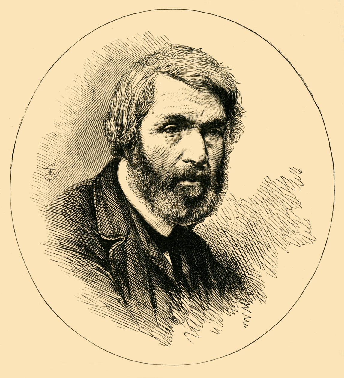 Thomas Carlyle, ok. 1876 r. autorstwa Unbekannt