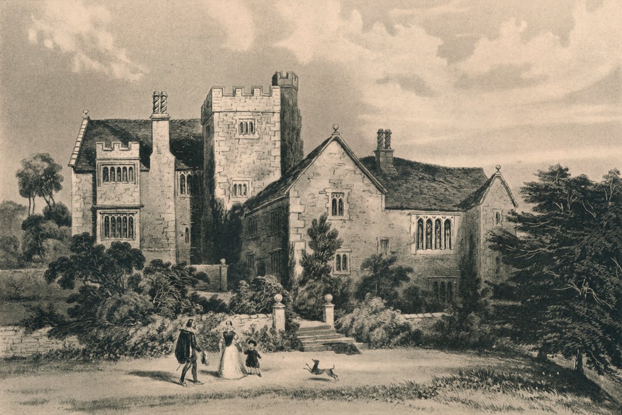 Throwley Hall, Staffordshire, 1915 autorstwa Unbekannt