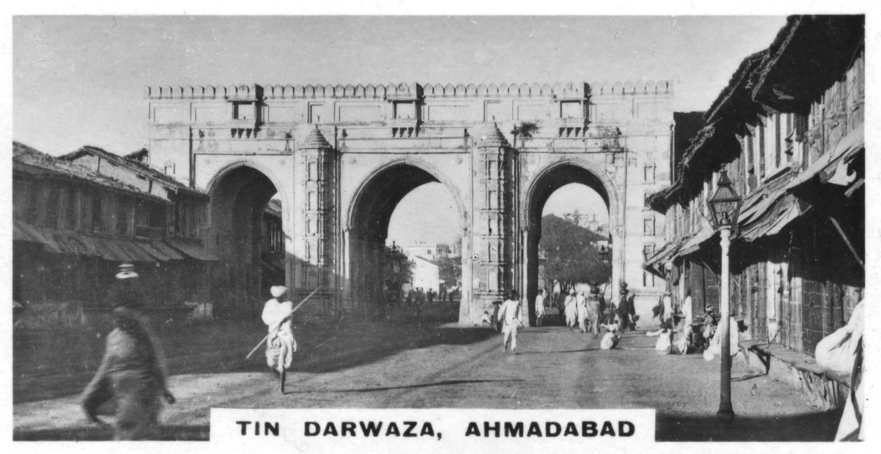 Trzy drzwi, Ahmedabad, Gujarat, Indie, 1925 autorstwa Unbekannt