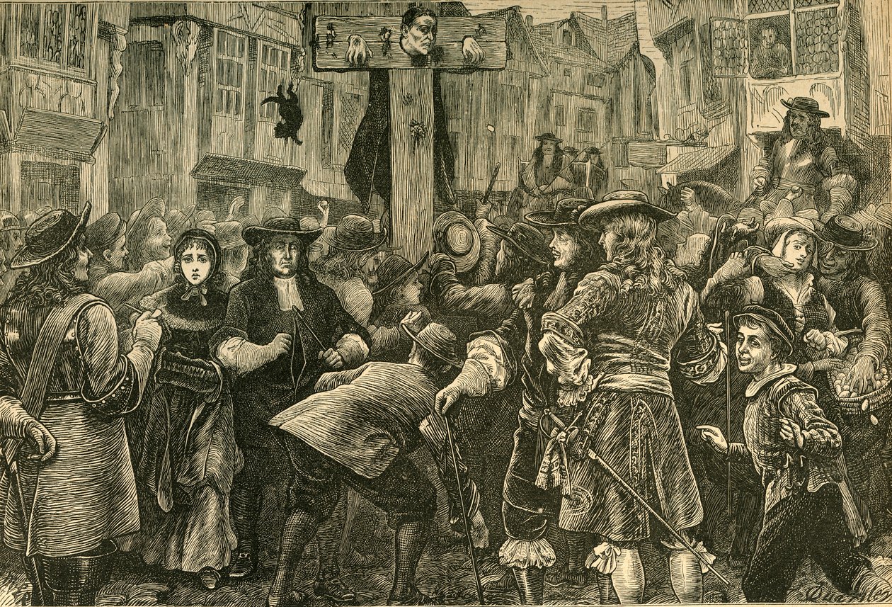 Tytus Oates w pręgierzu, 1685, 1897. autorstwa Unbekannt