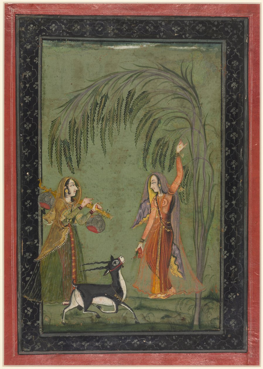 Todi Ragini, z serii Ragamala, c. 1750-1775. autorstwa Unbekannt
