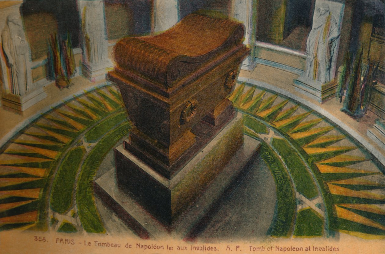 Grób Napoleona w Les Invalides, Paryż, ok. 1920 autorstwa Unbekannt