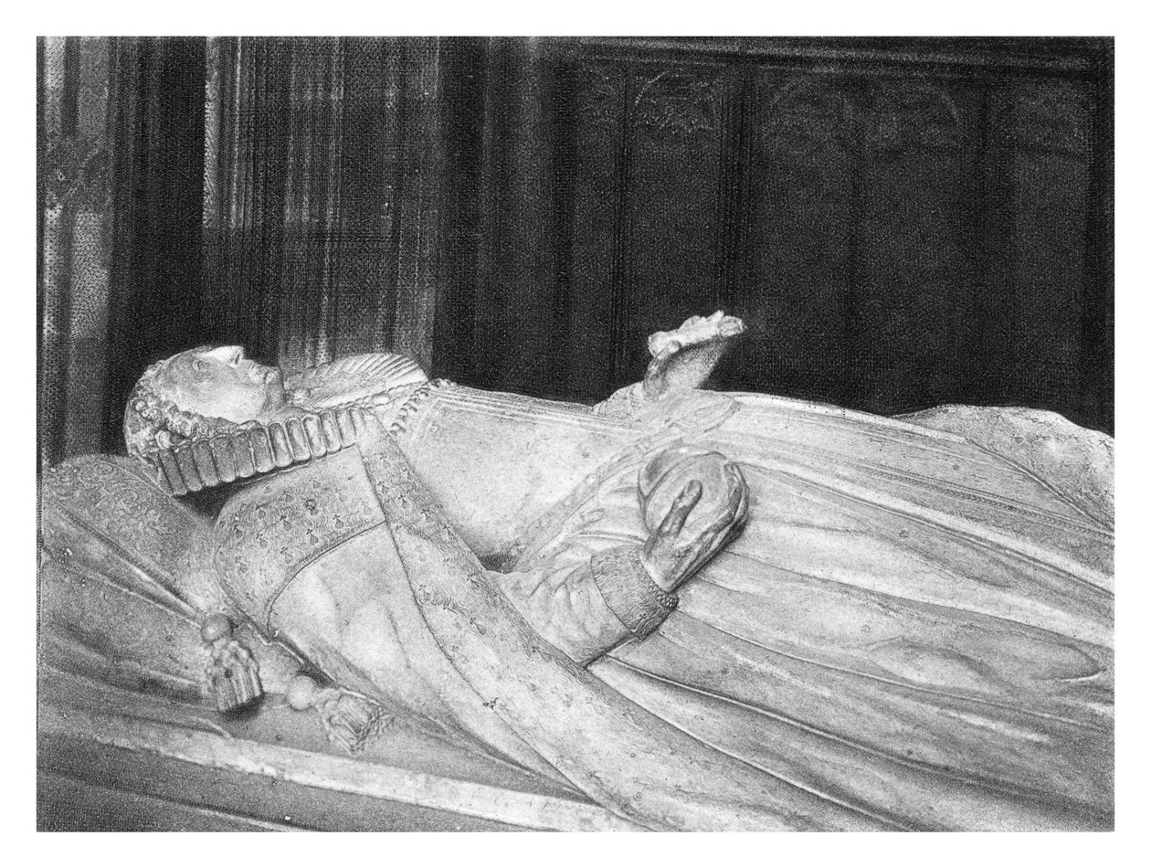 Grób królowej Elżbiety I, Opactwo Westminsterskie, 1896 r. autorstwa Unbekannt